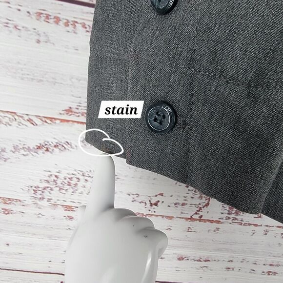 Eddie Bauer Travel Blazer Women's Size 12 Gray Travex Performance Utility Career - Picture 6 of 11